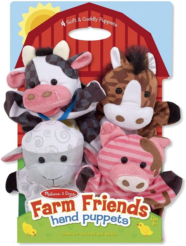 Melissa & Doug - Hand Animal Puppets - Farm Friends