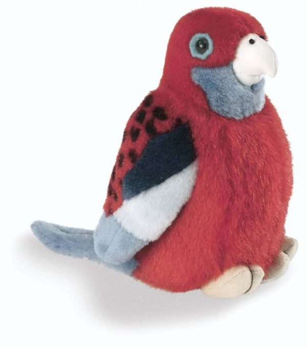 Wild Republic - Crimson Rosella Plush Toy with Sound 15cm